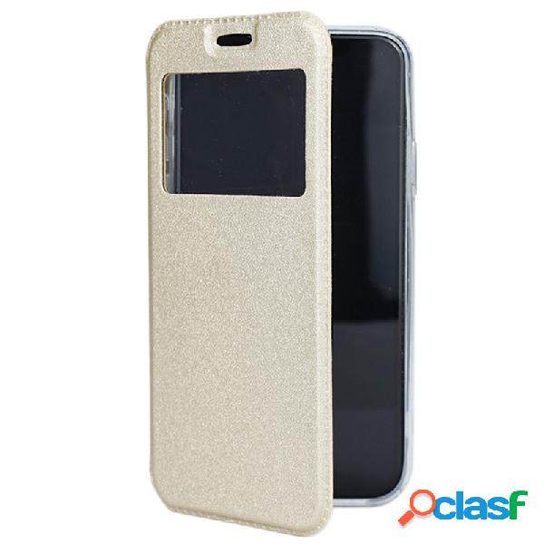 Funda ACCETEL para Huawei P Smart 2021 Flip Cover Gandy Oro