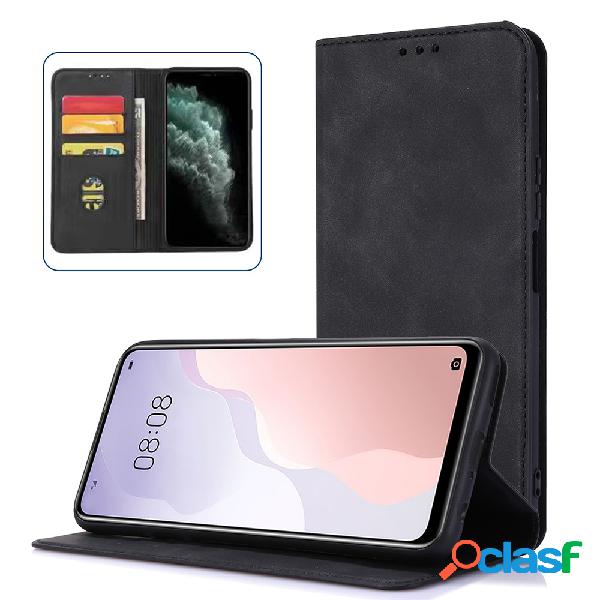 Funda ACCETEL para Oppo A16 4G Flip Cover PRM Negro