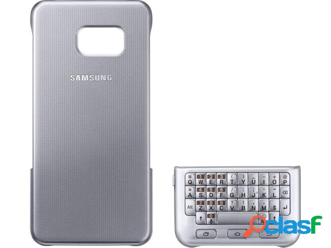 Funda SAMSUNG Teclado Galaxy S6 Edge+ Plateado