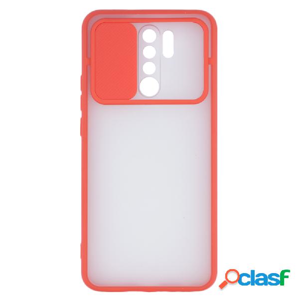 Funda SKYHE por Xiaomi Redmi 9 Gel Protección Cámara Rojo