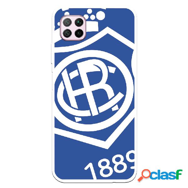 Funda para Huawei P40 Lite del Recre Escudo Fondo azul -