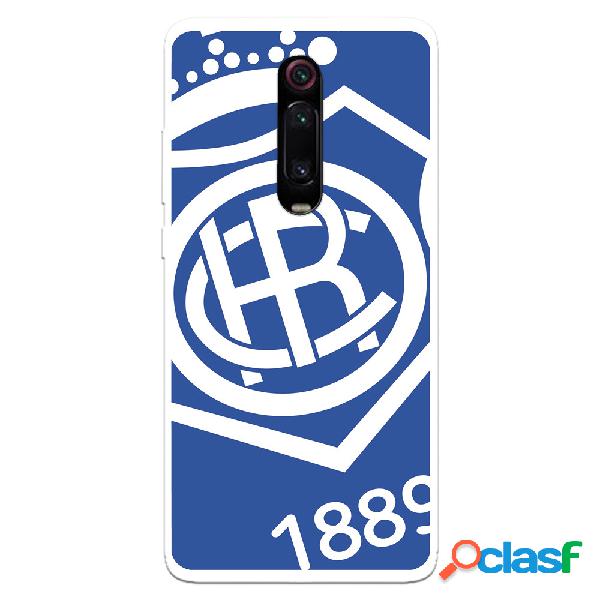 Funda para Xiaomi Mi 9T del Recre Escudo Fondo azul -