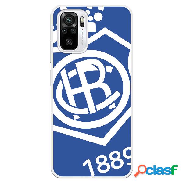 Funda para Xiaomi Redmi Note 10 del Recre Escudo Fondo azul