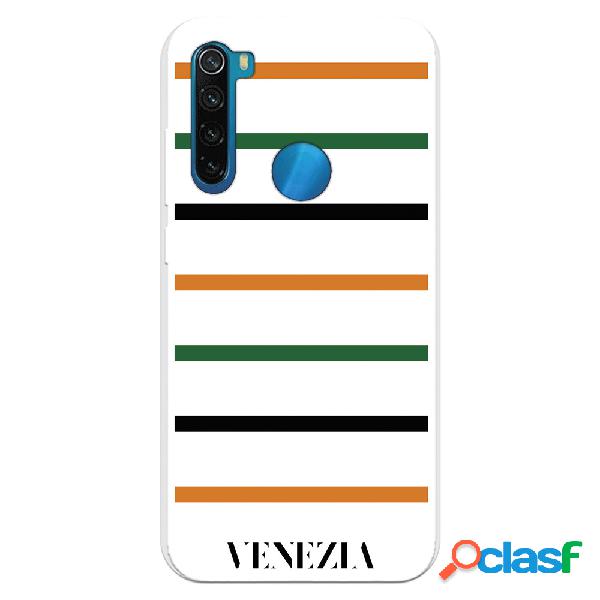 Funda para Xiaomi Redmi Note 8 del Venezia Fondo Blanco