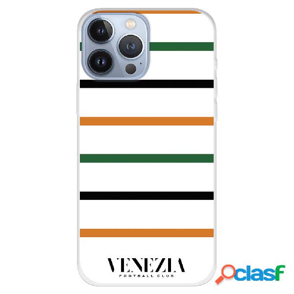 Funda para iPhone 13 Pro Max del Venezia Fondo Blanco Rayas