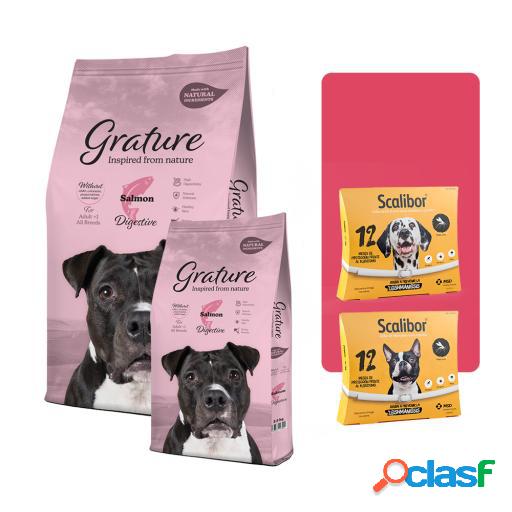 + Grature Adult Salmón 12 KG Scalibor