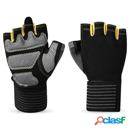 Guantes de dedo cortos Deportes al aire libre Guantes de