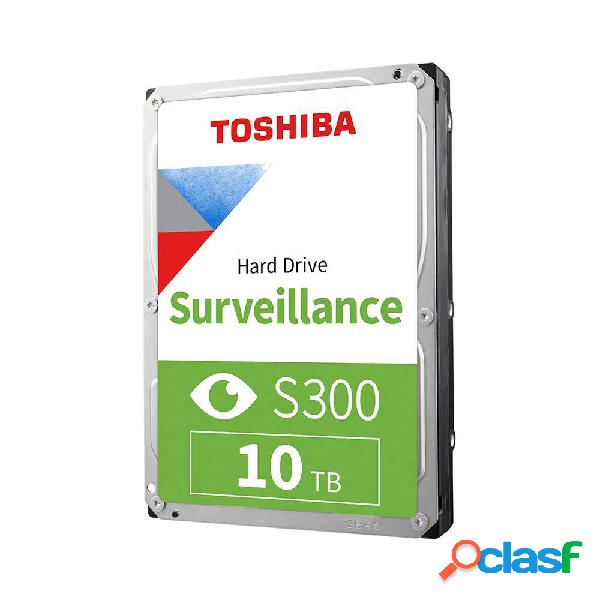 Hdd 10tb toshiba s300 surveillance 3.5 sata 7200rpm