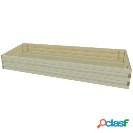 Jardinera macetero de madera de pino impregnada 197 cm