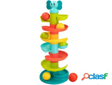 Juego Didáctico CB TOYS Torre con bolas espiral elefante (0