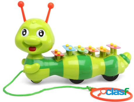 Juguete musical KIOKIDS Gusano Xilófono (Verde - Edad
