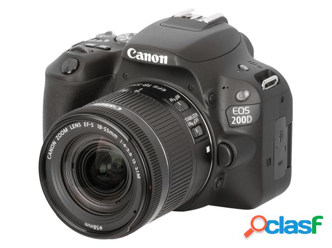 Kit Cámara Réflex CANON EOS 200D+EF-S18-55 IS STM (24.2 MP