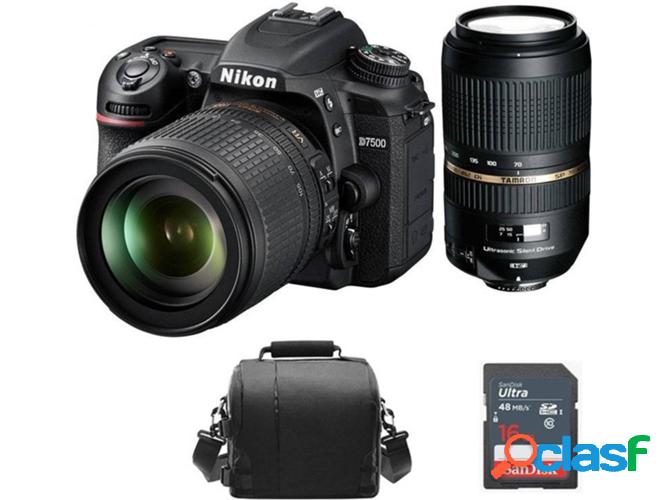 Kit Cámara Réflex NIKON D7500 AF-S 18-105MM F3.5-5.6G ED