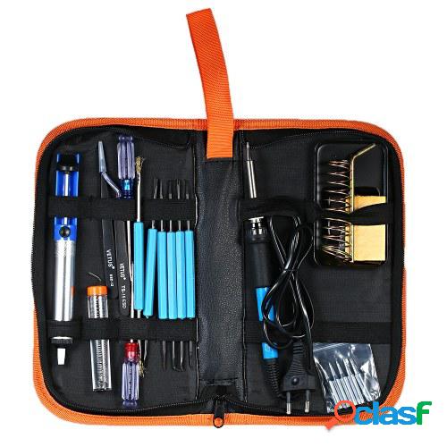 Kit de soldador electrónico de 20 piezas con herramientas
