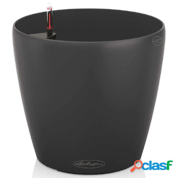 LECHUZA Macetero Classico Color 43 ALL-IN-ONE gris pizarra