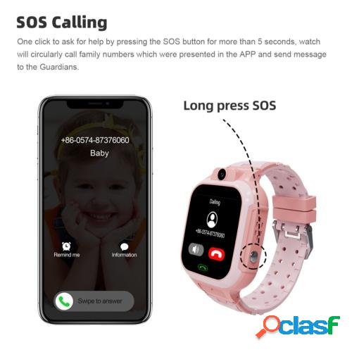 LT37 4G Kids Smart Phone Call Watch Video Chat LBS GPS WiFi