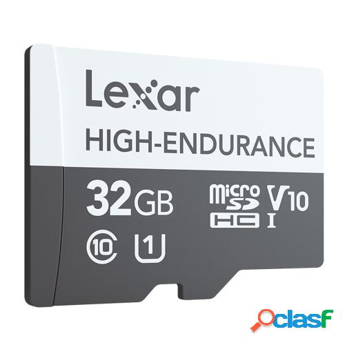 Lexar High-Endurance 32GB TF Card C10 U1 V10 Tarjeta Micro