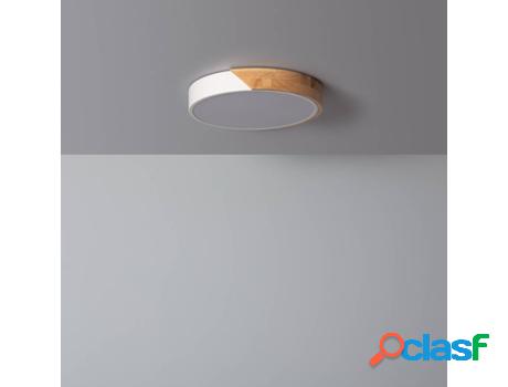 Lámpara LED LEDKIA Circular (Blanco - LED Integrado - 18 W)