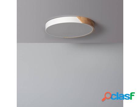 Lámpara LED LEDKIA Circular (Blanco - LED Integrado - 24 W)