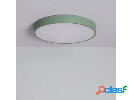 Lámpara LED LEDKIA Circular (Verde Celadón - LED Integrado