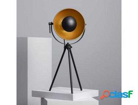 Lámpara de Mesa LEDKIA Darvoza (Negro, Dorado - E14 - 40 W)