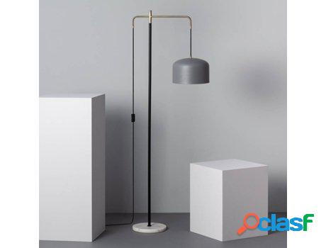 Lámpara de Pie LEDKIA Fiske (Gris - E27 - 40 W)