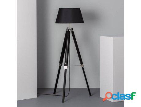 Lámpara de Pie LEDKIA Naweza (Negro - E27 - 40 W)