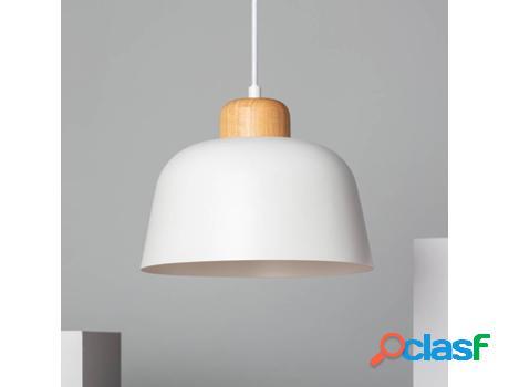 Lámpara de Suspensión LEDKIA Wawak (Blanco - E27 - 40 W)