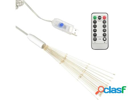Luces de Fuegos Artificial VIDAXL 1400 luces LED (10 un -