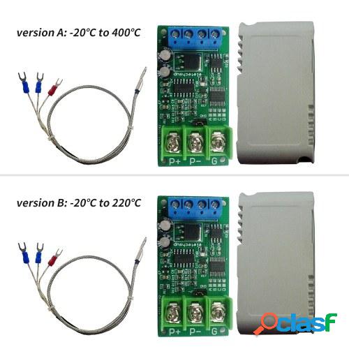 Módulo de sensor de temperatura de termopar PT100 RTD de 3