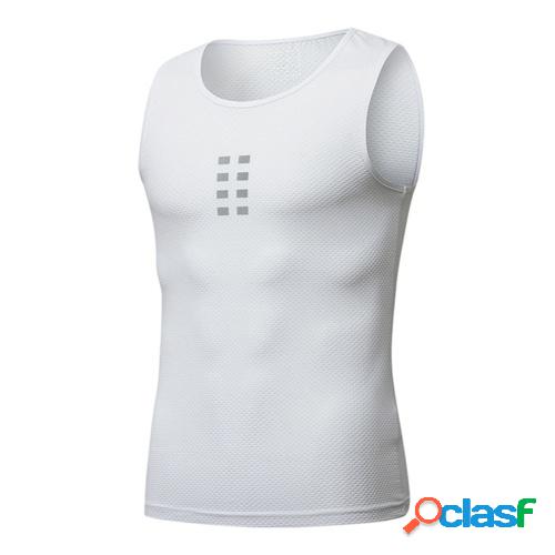 Men's Sleeveless Cycling Undershirt Quick Dry Bike Base