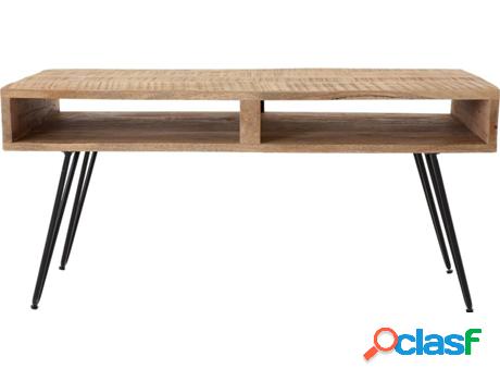 Mesa de Centro WOMO-DESIGN Malmö Madera Negro, Marrón (100