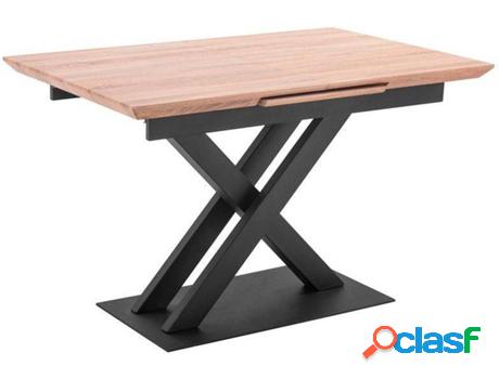 Mesa de Comedor ABECEDARIO salvaje-negro (Metal - 120–160