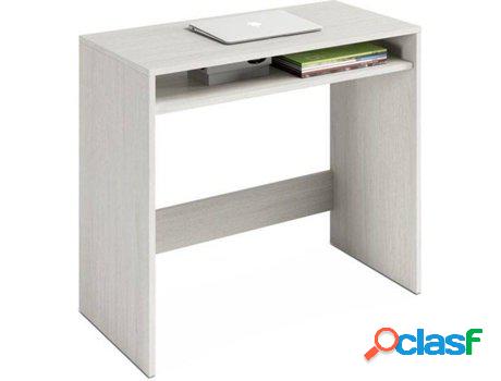Mesa de Escritorio HABITDESIGN Oak (Blanco Alpes - Melamina