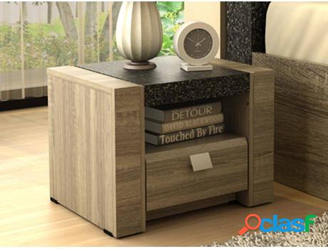 Mesita de Noche VENTA-UNICA Meteorite (Natural - MDF -
