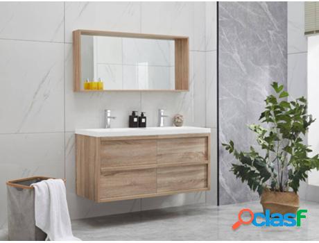 Mueble de Baño SHOWER DESIGN Quadra (Aglomerado - Marrón -