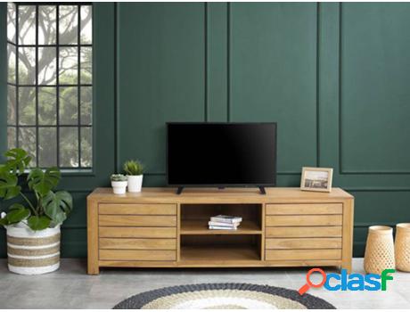Mueble de TV VENTA-UNICA (Beis - Madera - 50 x 170 x 45 cm)