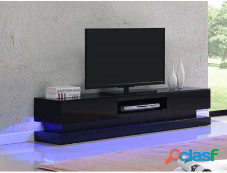 Mueble de TV VENTA-UNICA Firmament (Negro - Madera -
