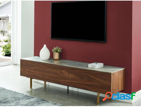 Mueble de TV VENTA-UNICA (Gris - Beis - Madera - 50 x 180 x