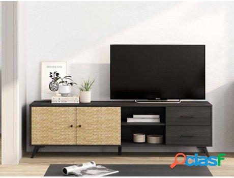 Mueble de TV VENTA-UNICA Waco (Negro - Beis - Madera - 53.1