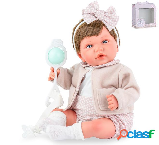 Muñeca Newborn Ane Dot de 45 cm presentación en Estuche