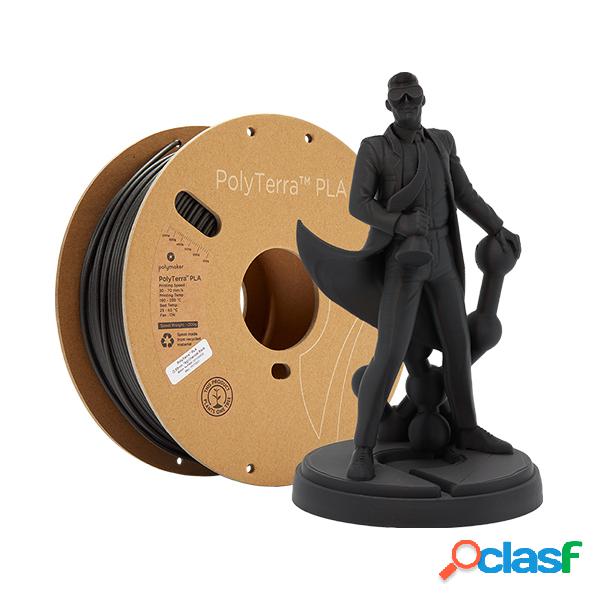 PLA PolyTerra PolyMaker Negro Carbón 1.75 mm