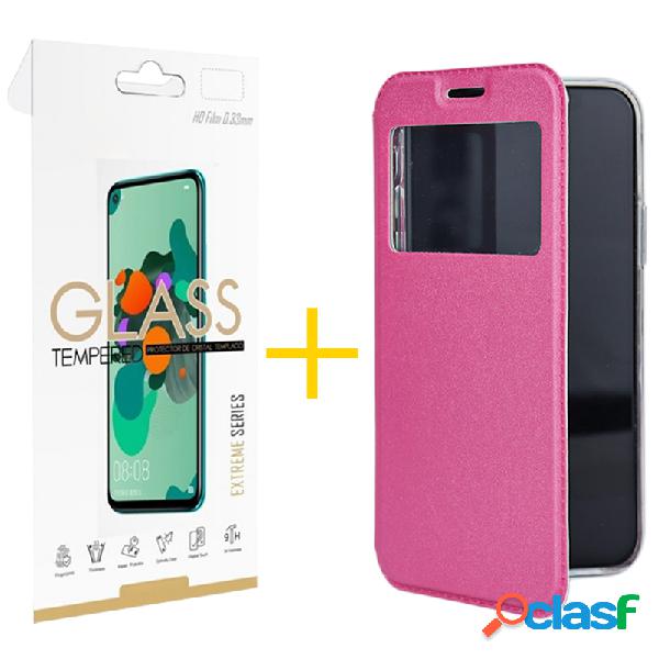 Pack 1 Película 2.5D + Funda SKYHE para Samsung Galaxy S20