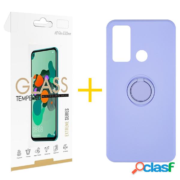 Pack 1 Película 2.5D + Funda SKYHE por Huawei P Smart 2020