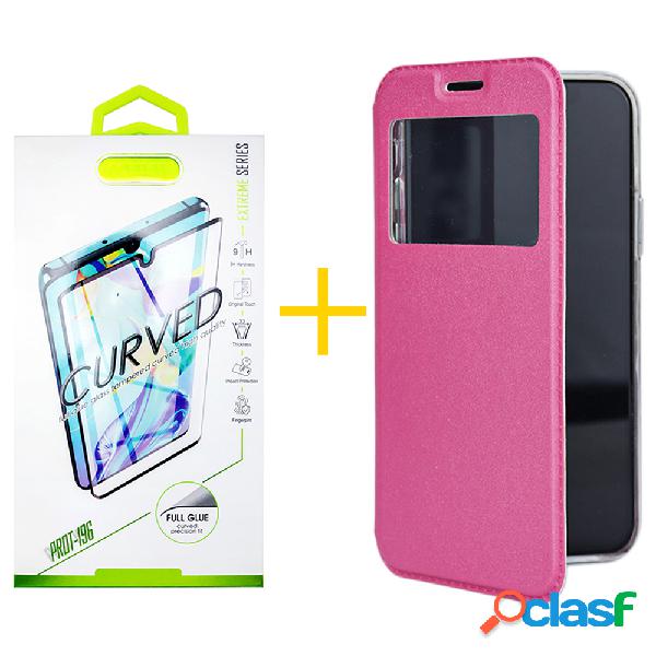 Pack 1 Película Curvado + Funda SKYHE para Samsung Galaxy