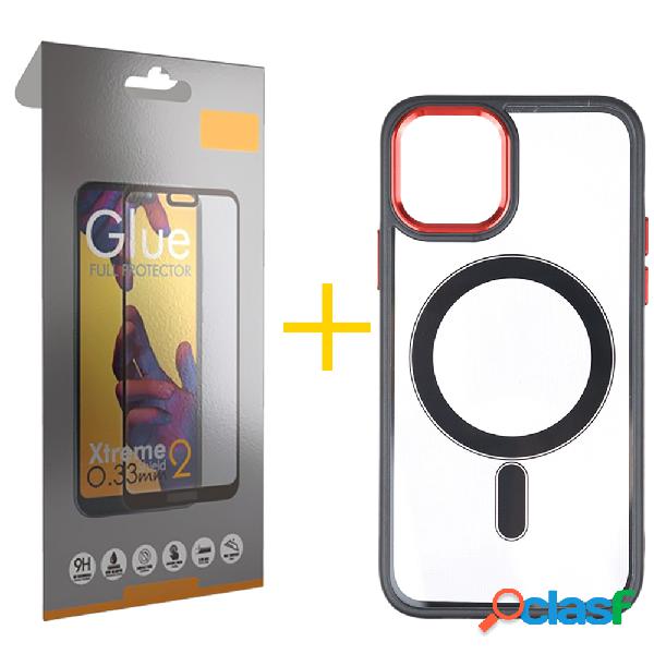 Pack 1 Película Full + Funda SKYHE para Apple iPhone 11 Pro