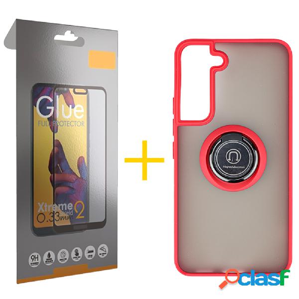 Pack 1 Película Full + Funda SKYHE para Samsung Galaxy S21
