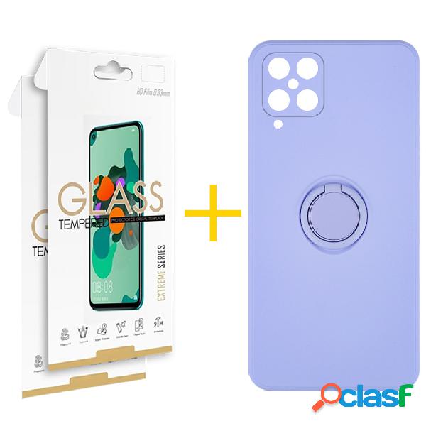 Pack 2 Películas 2.5D + Funda SKYHE para Samsung Galaxy A12