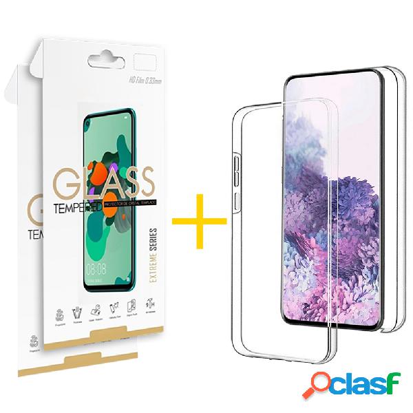 Pack 2 Películas 2.5D + Funda SKYHE para Xiaomi 11T Dupla