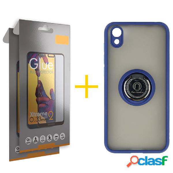 Pack 2 Películas Full + Funda SKYHE por Huawei Y5 2019 Gel